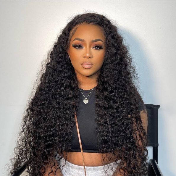 5x5 HD Lace Closure Water Wave Wig
