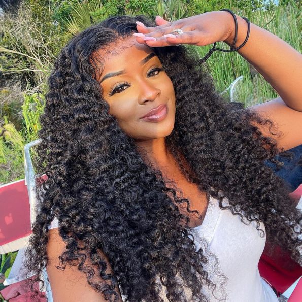 Water Wave 4x4 Lace Closure Wigs