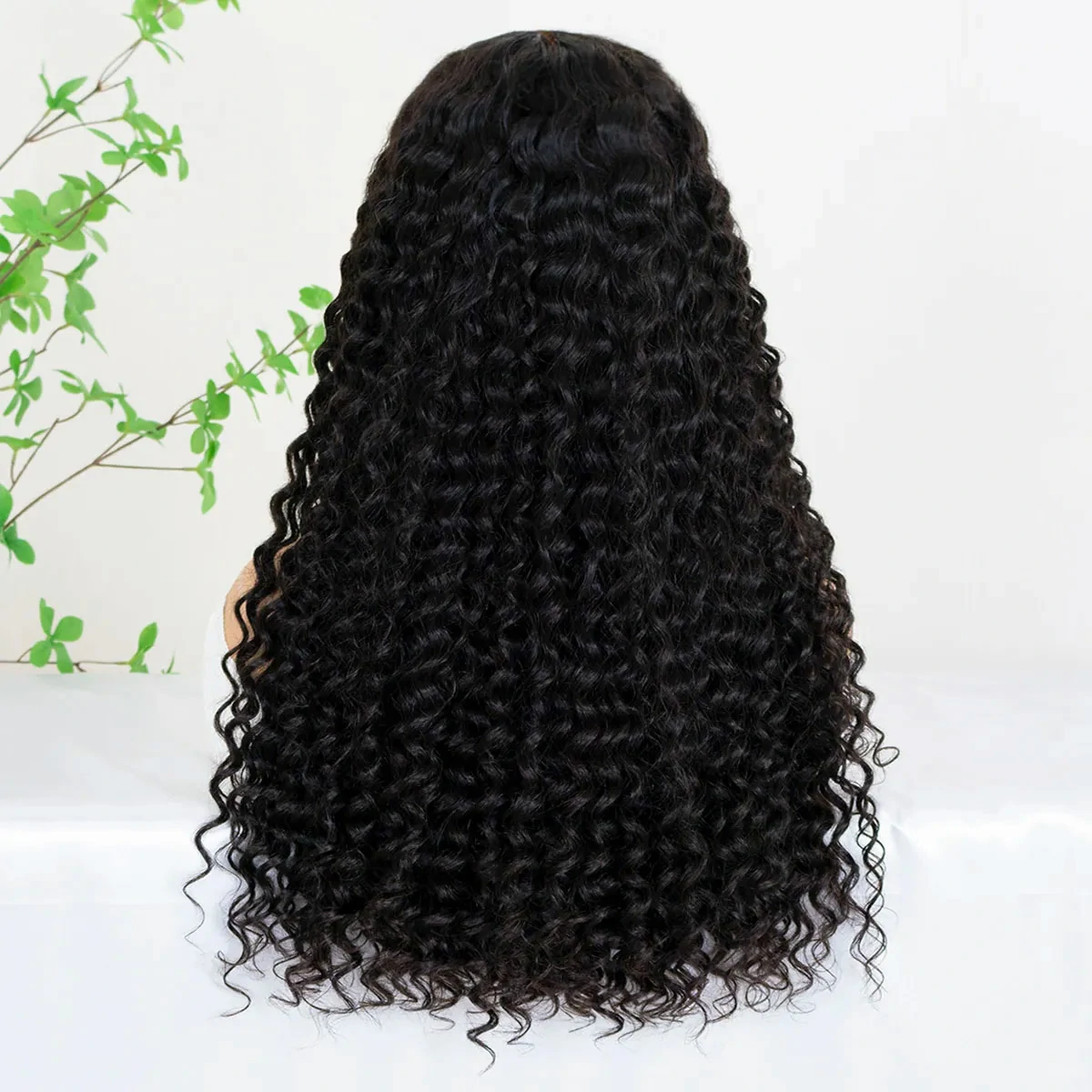 Curly Lace Front Wig Human Hair Wigs for Black Women HD Lace Front Wigs  Human Hair Pre Plucked 180% Density 4x4 Lace Closure Wigs Long Curly Wig